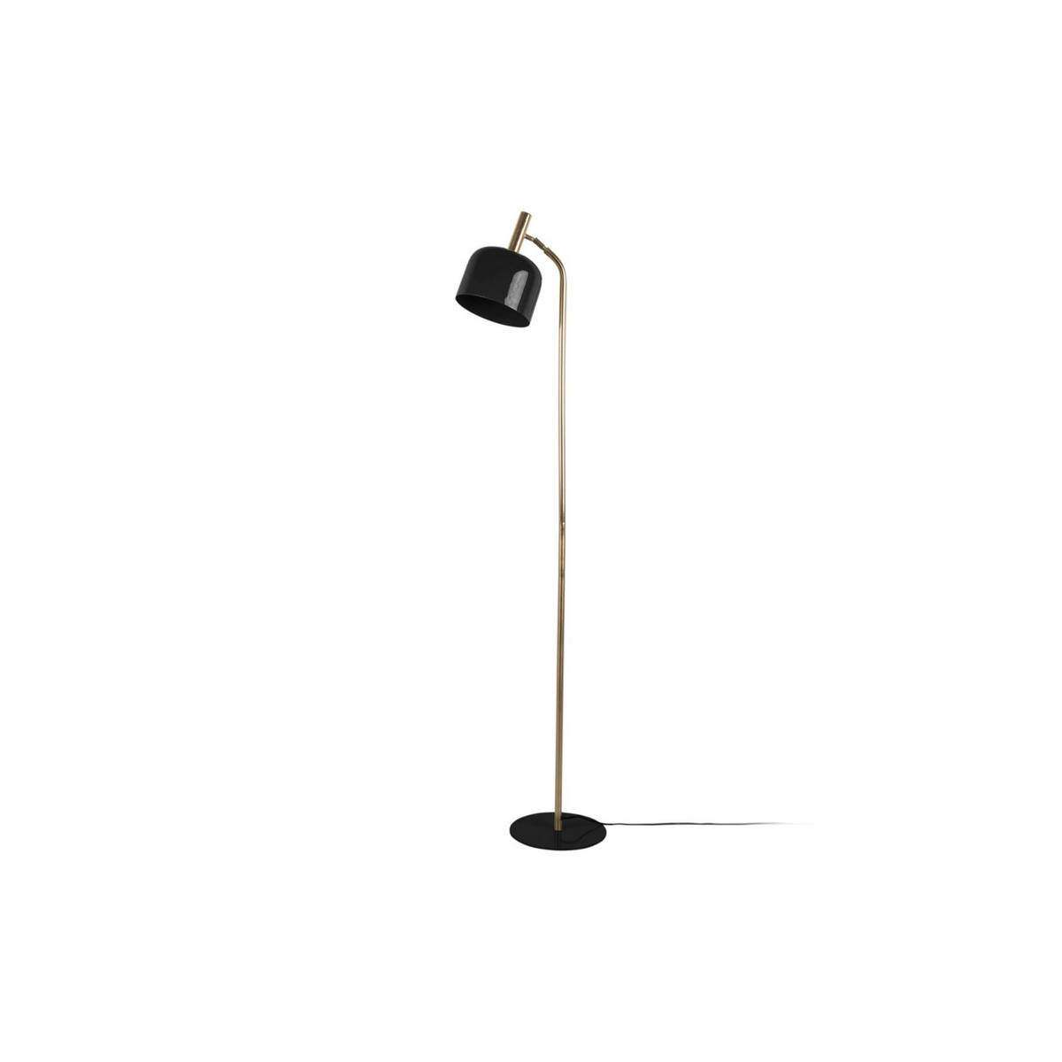 STEHLEUCHTE Smart 26/26/164 cm - Schwarz, Metall (26/26/164cm) - Leitmotiv