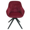 ESSZIMMERSTUHL Bordeaux - Bordeaux, Textil (59/84/52cm) - MCW