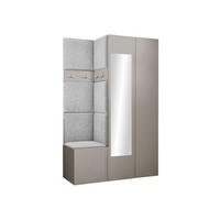 GARDEROBEN-SET Orion XXVI - Kaschmir/Hellgrau, Holzwerkstoff/Kunststoff (116/186/46cm) - MIRJAN24