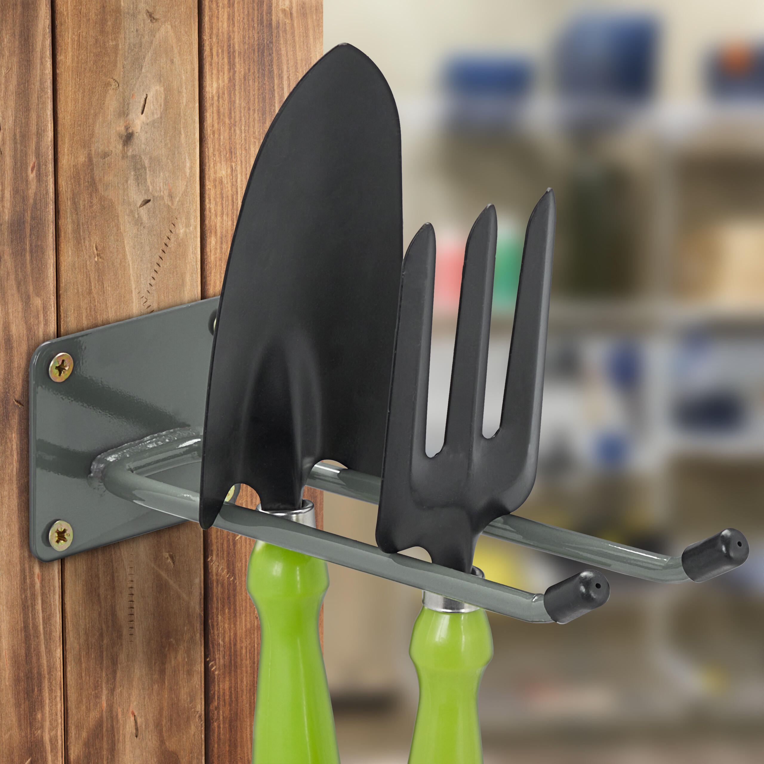 3XWANDHAKEN - Anthrazit, Kunststoff/Metall (9/7.5/24cm) - Relaxdays