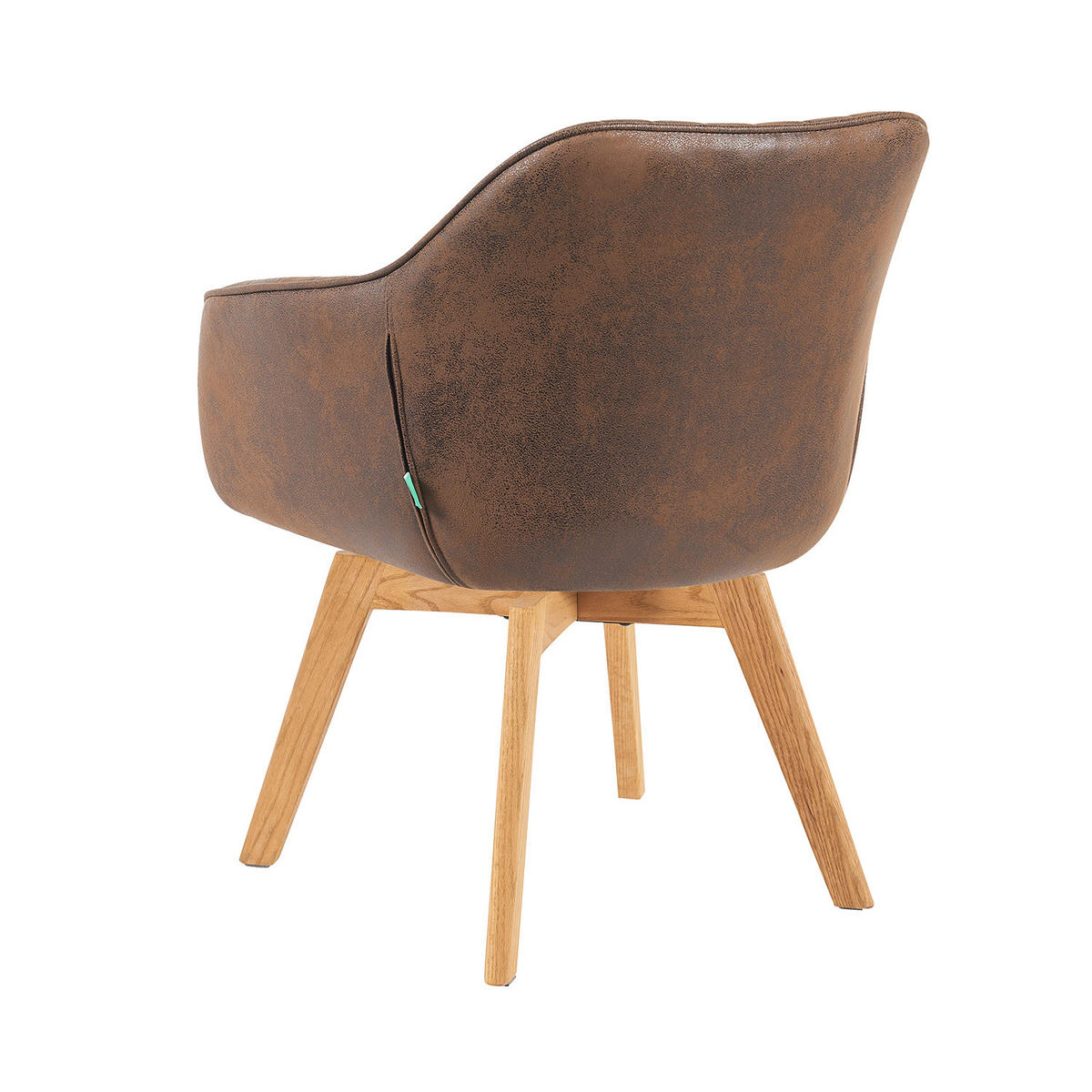 ARMLEHNSTUHL Mika-Jara 2er-Set - Honigeiche/Braun, Eichenholz/Holz (60/82/61cm) - DUBI Möbel