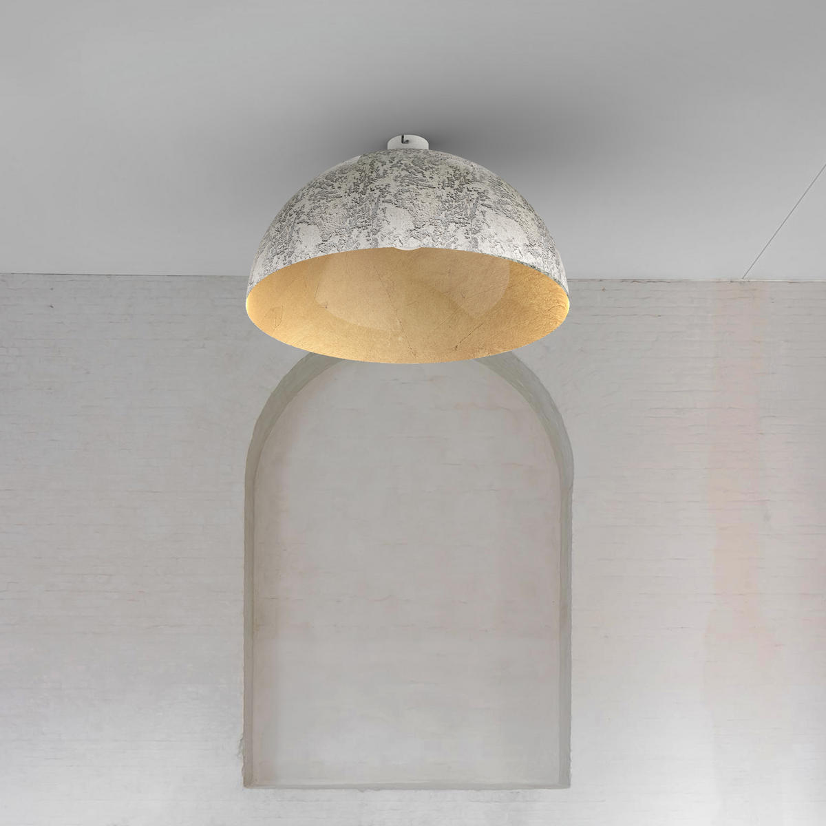 DECKENLEUCHTE - Grau, Metall (60/60/30cm) - Lumicom