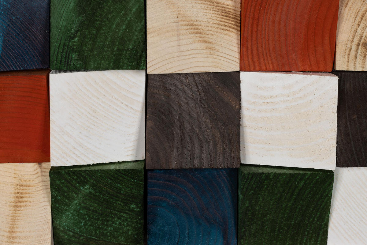 HOLZBILD Bunt 75/75 cm - Multicolor, Holz (7/75cm) - KUNSTLOFT