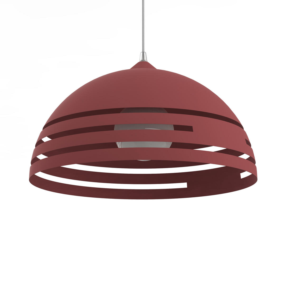 HÄNGELEUCHTE - Rot, Metall (40/40/20cm) - Lumicom