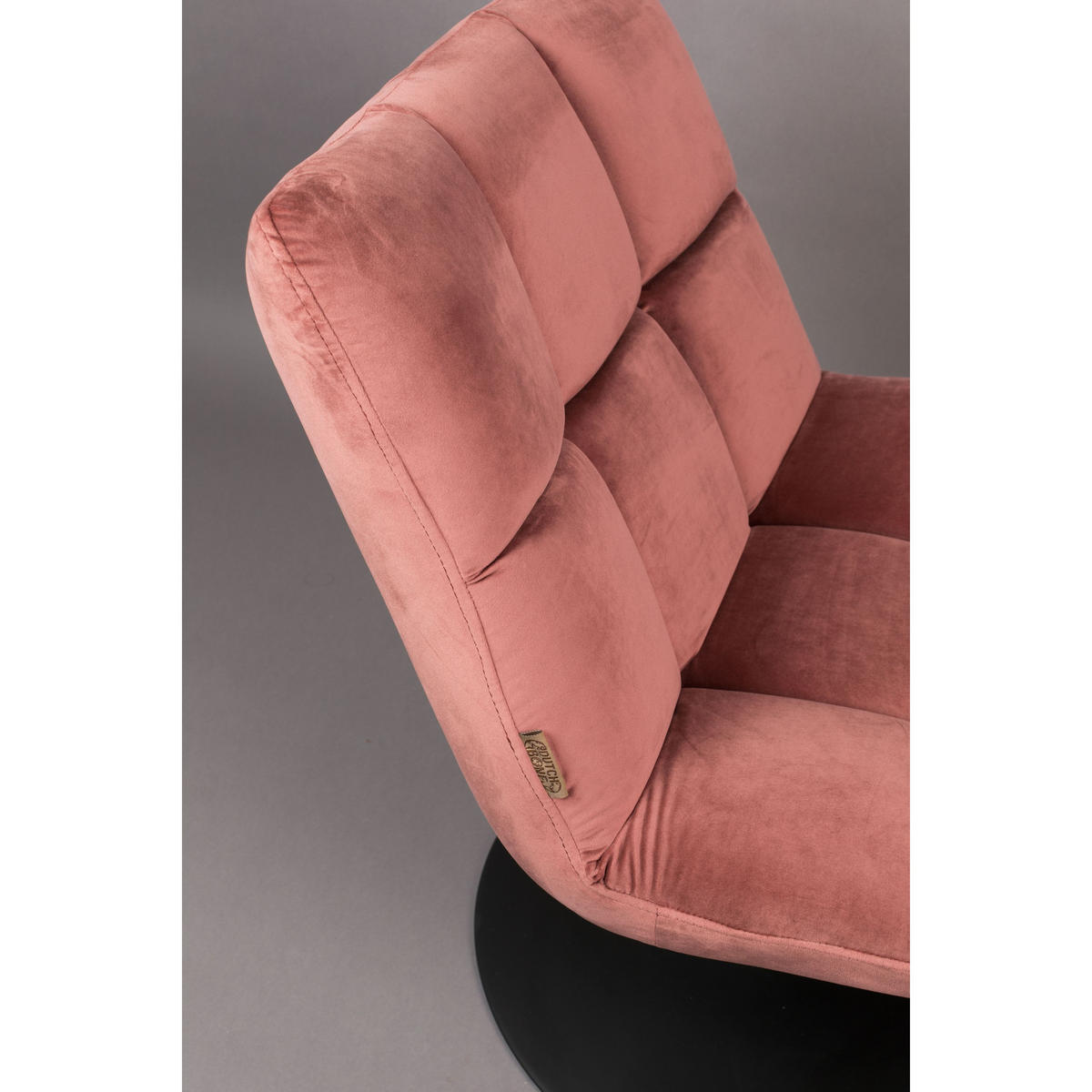 SESSEL Bar Bouclé Rosa - Pink, Textil (76/78/74cm) - Dutchbone