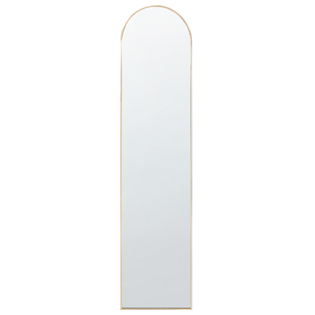 STEHSPIEGEL gold 36/150 cm Bagnolet - Goldfarben, Metall (36/150/40cm) - Beliani