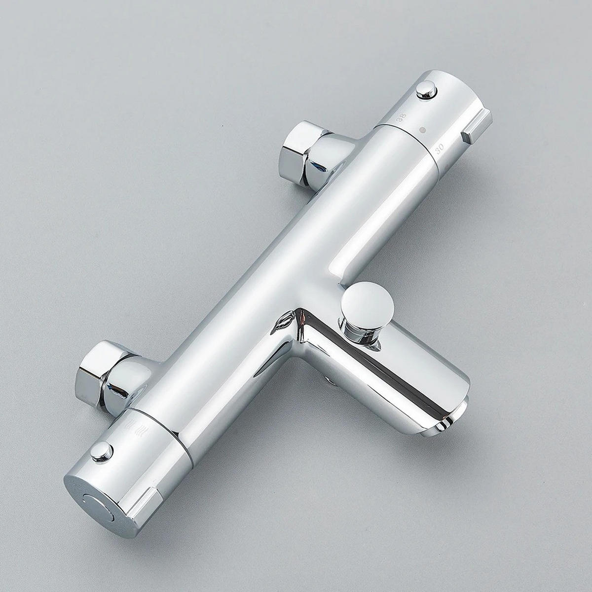 THERMOSTAT-DUSCHARMATUR Chrom A - Chromfarben, Metall (27/7/5cm) - Kaket