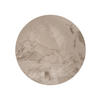 KUNSTFELL-TEPPICH Dave Taupe ø 180 cm rund - Taupe, Kunststoff/Textil (180/180cm) - benuta Nest