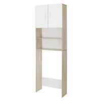 WASCHMASCHINENSCHRANK - Beige, Holzwerkstoff (25/190/63cm) - ECD-Germany