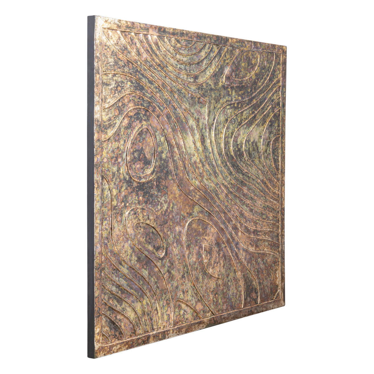 WANDPANEEL Connolly Braun 120/2.5/120cm - Braun, Holz (2.5/120/120cm) - PTMD Collection