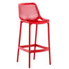 BARHOCKER modern Rot LORL Kunststoff 105x45x53 cm - Rot, Kunststoff (45/105/53cm) - DELUKE