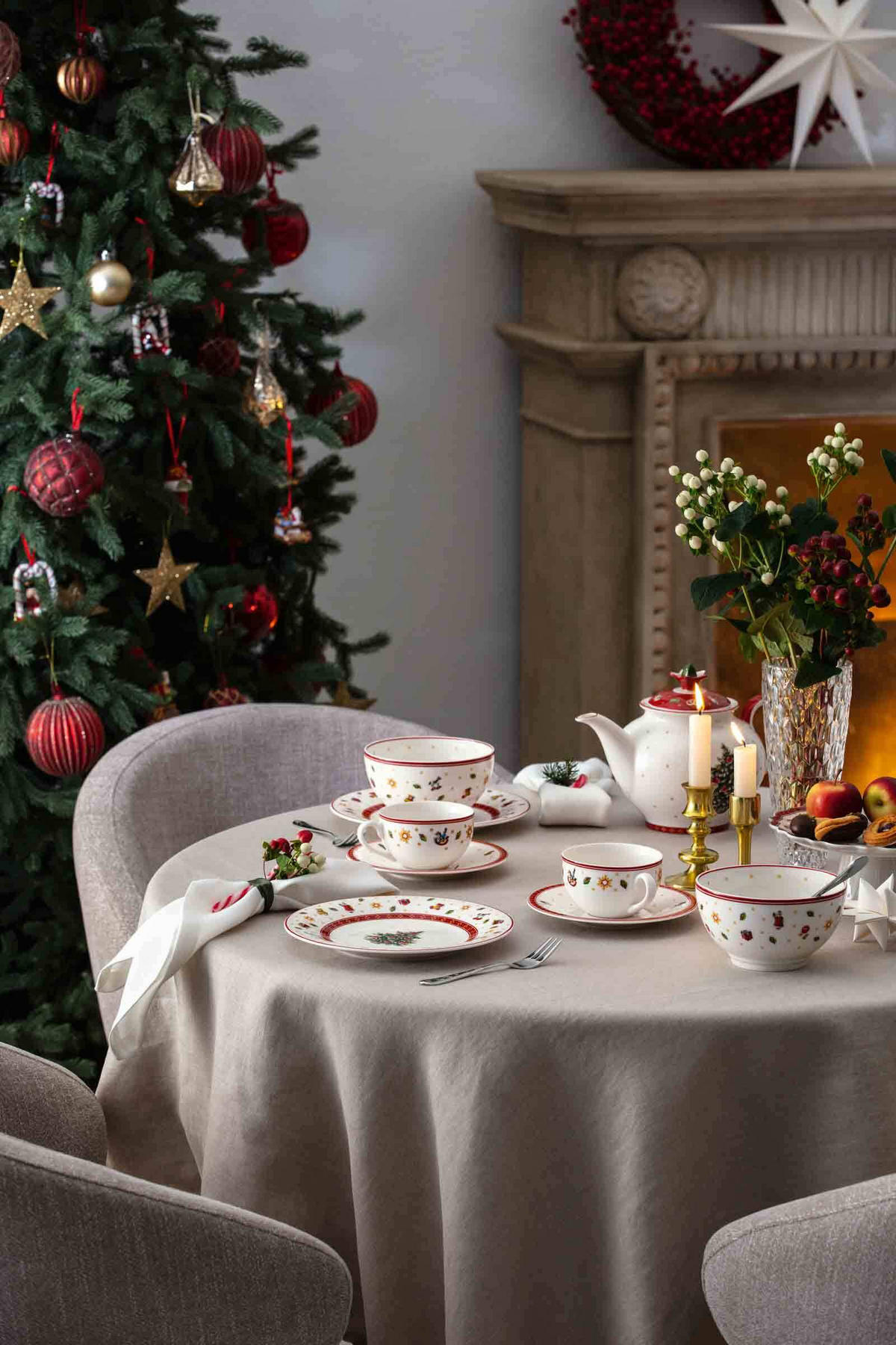 ESPRESSOTASSEN MIT UNTERTASSEN Toy's Delight rot 70 ml 12er Set - Rot, Keramik (12.2/7.5/12.2cm) - Villeroy & Boch