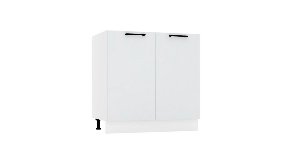 KÜCHENZEILE Dnoria Hellgrau – 240 cm – KS21-G240 – Hellgrau / Matt - Grau, Holzwerkstoff (240/213.3/52.4cm) - ROYAL24_MARKT
