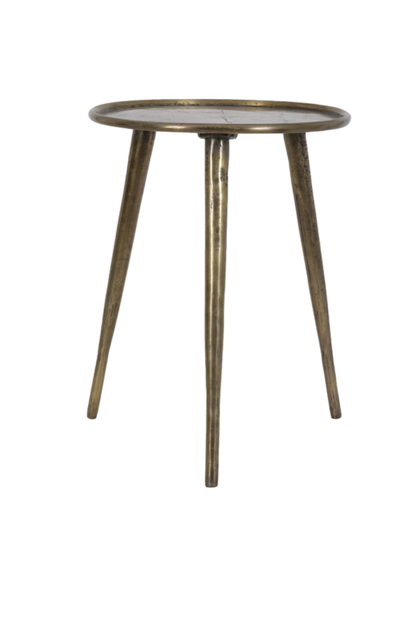 BEISTELLTISCH Babina Bronze Ø36/47 cm - Bronzefarben, Metall (36/36/47cm) - Light & Living