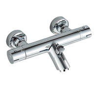 THERMOSTAT-DUSCHARMATUR Chrom B - Chromfarben, Metall (27/7/5cm) - Kaket