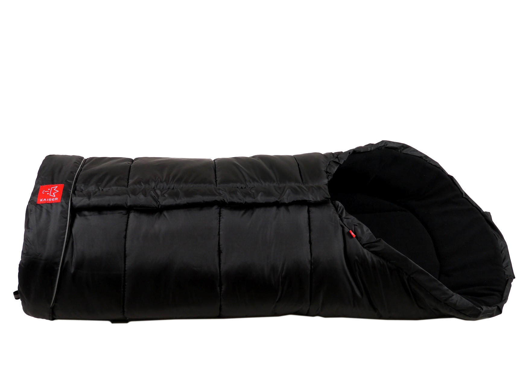 KINDERWAGEN-FUSSSACK Iglu Thermo Fleece, black - Schwarz, Textil (48/6/105cm) - Kaiserbaby