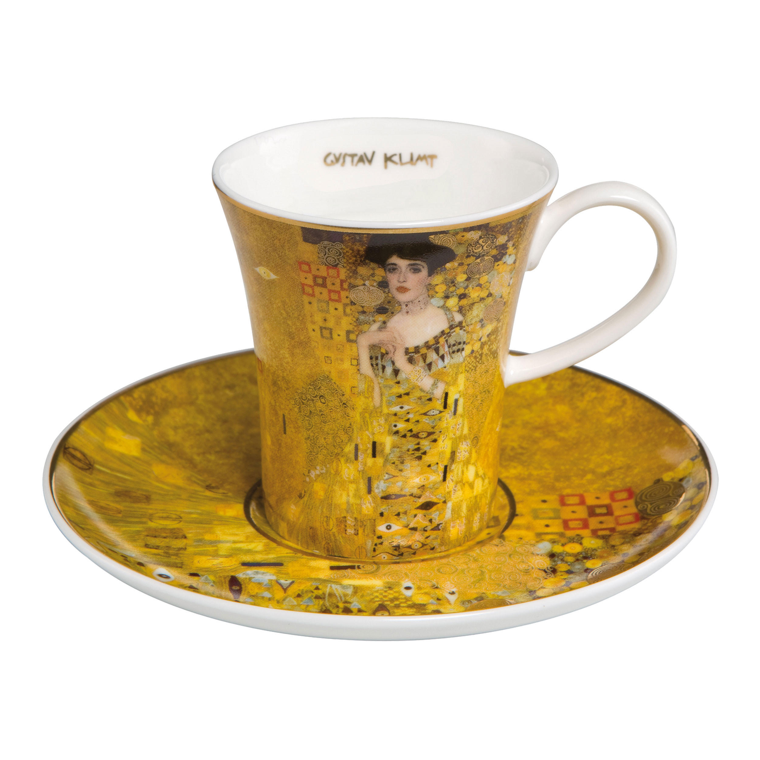 ESPRESSOTASSE Adele Bloch-Bauer Bunt Fine Bone China - Multicolor, Keramik (0.35L) - Goebel