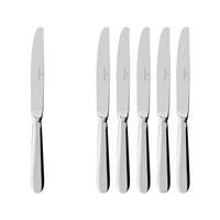 TAFELMESSER Oscar silber 233 mm 6er Set - Silberfarben, Metall (24cm) - Villeroy & Boch