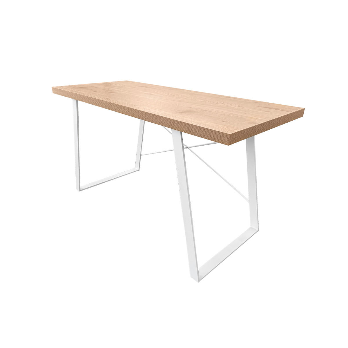 SCHREIBTISCH INDUSTRIAL Hellbraun - Hellbraun, Metall (140/60/75cm) - SVITA