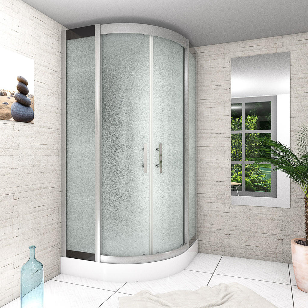 Thumbnail - AcquaVapore by Sandra Jentho Dampfdusche, Weiß, Glas, Kunststoff, Metall, 90x215x90 cm, CE, Badezimmer, Baden & Duschen,...