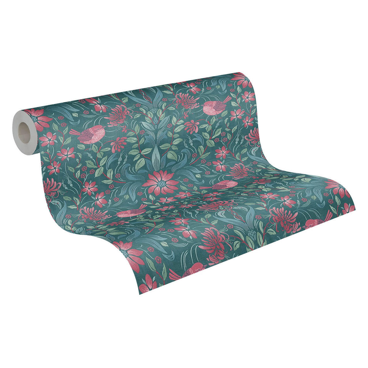 VLIESTAPETE Grün 53/1005 cm - Grün, Kunststoff/Textil (53/1cm) - KUNSTLOFT