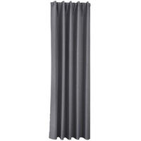 VORHANG BOSTON DARK HxB 245x140 cm Dunkelgrau - Dunkelgrau, Textil (140/245cm) - Gardinenbox
