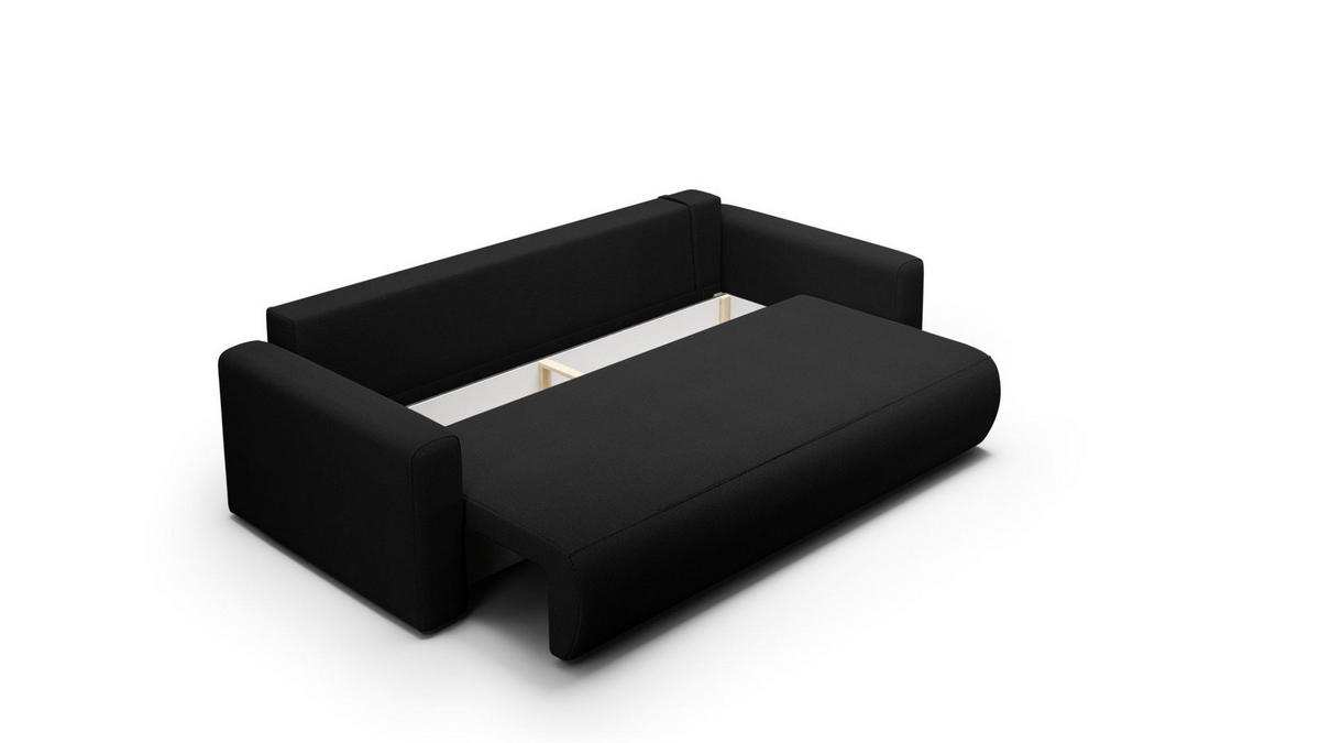SOFA Schlafsofa Chaira - Dunkelgrau, Holzwerkstoff/Textil (238/85/103cm) - Fun Möbel