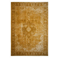 TEPPICH Vintage-Traditionell-Stil COQUET TARA, Senfgelb 200x290 cm - Currygelb, Textil (200/290cm) - KADIMA DESIGN