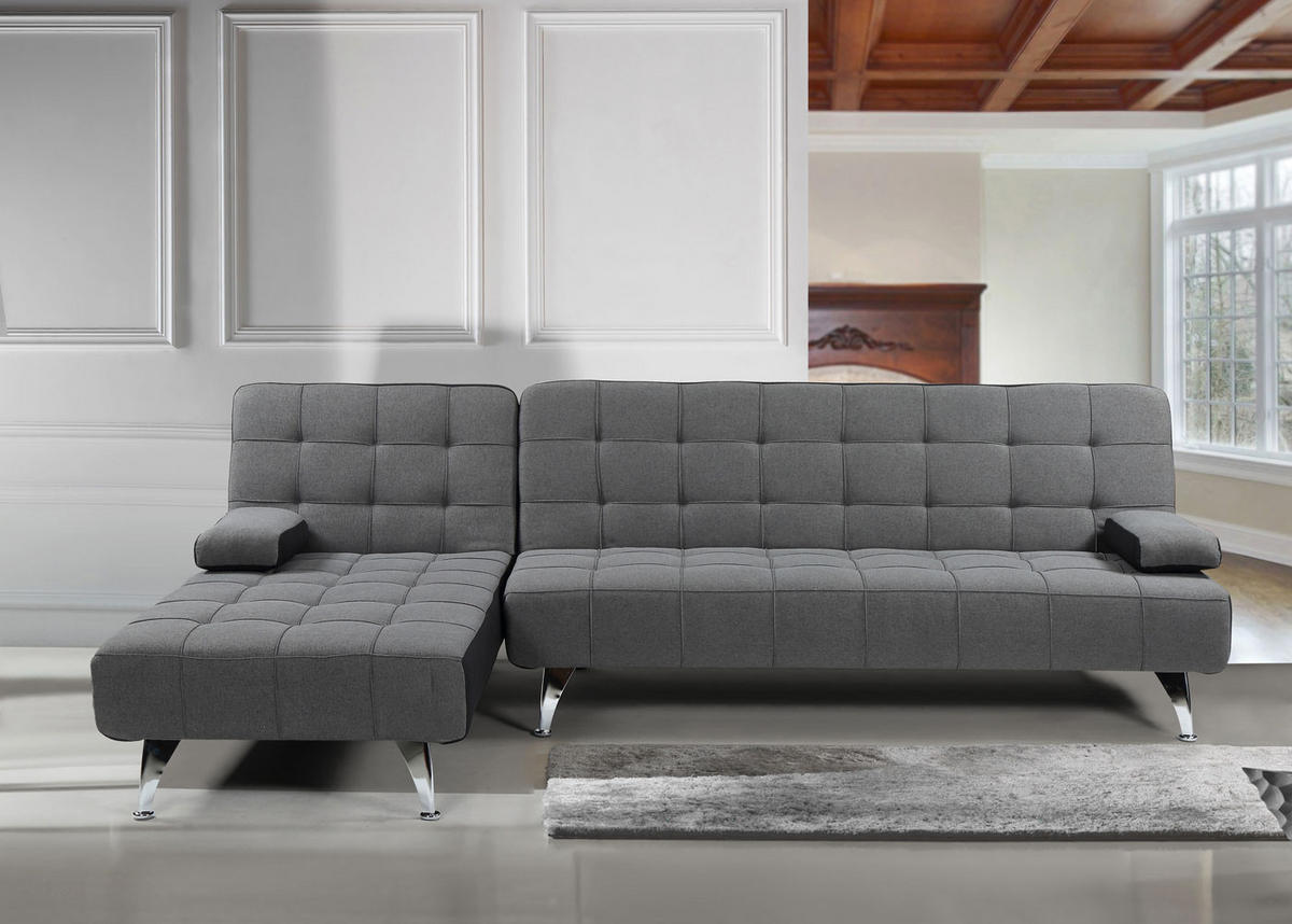 SCHLAFSOFA Anthrazit - Anthrazit, Textil (236/95cm) - MCW