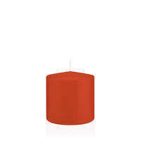 STUMPENKERZEN Dukat Ø 98 x 100 mm, 6 Stück - Terracotta, Paraffin (10/10cm) - Wiedemann Kerzen