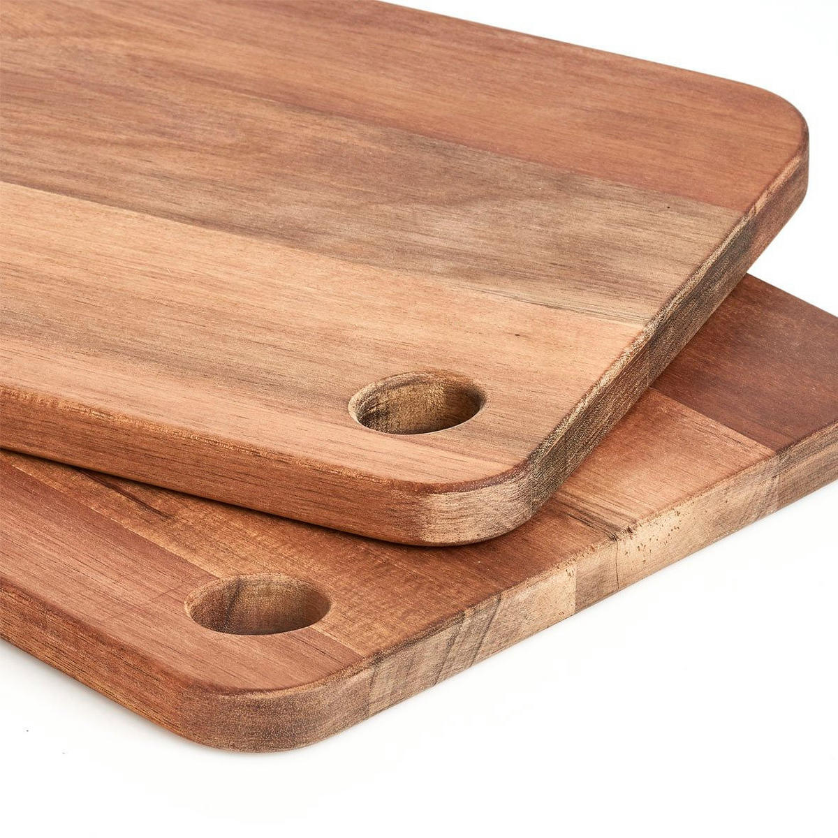 SCHNEIDEBRETT Akazienholz 37/25/2 cm - Braun, Holz (25/37cm) - ZELLER
