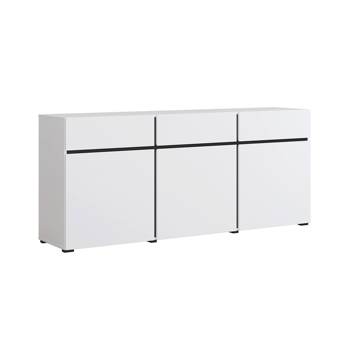 SIDEBOARD Lilia Weiß - Weiß, Holzwerkstoff (180/78/40cm) - Petits-meubles