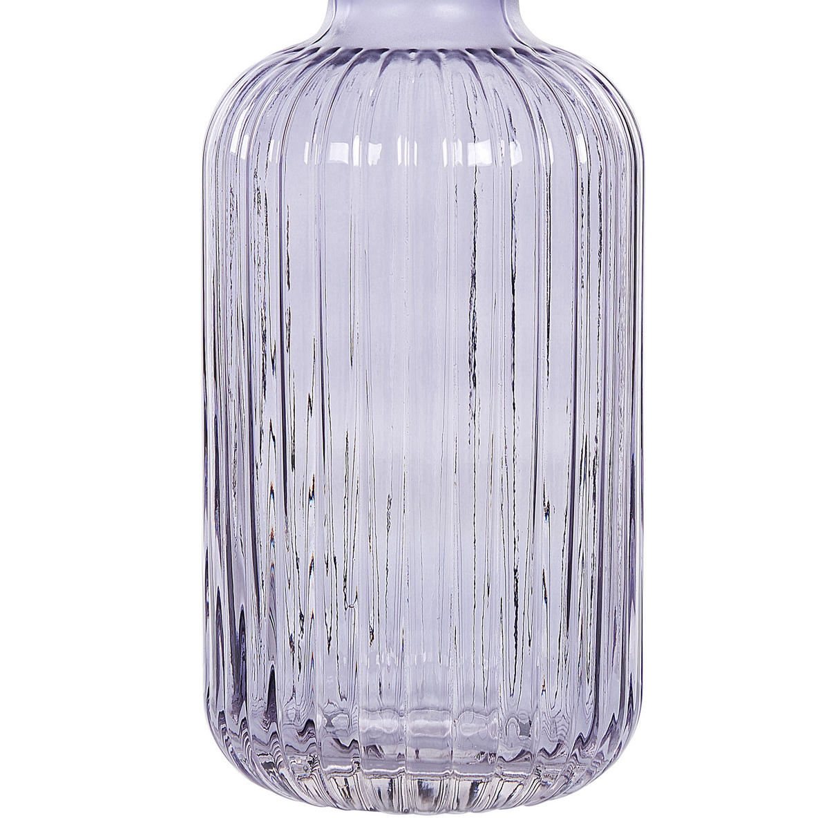 BLUMENVASE Glas violett Tragana - Violett, Glas (31cm) - Beliani