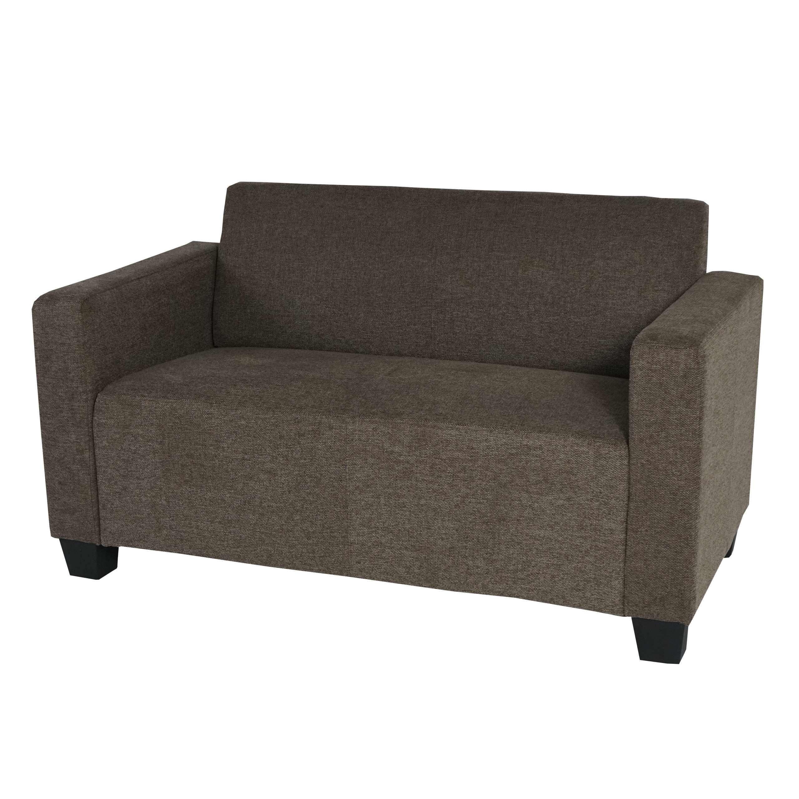 2-SITZER SOFA COUCH LOUNGESOFA Braun - Braun, Textil (136/76/72cm) - MCW