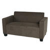 2-SITZER SOFA COUCH LOUNGESOFA Braun - Braun, Textil (136/76/72cm) - MCW
