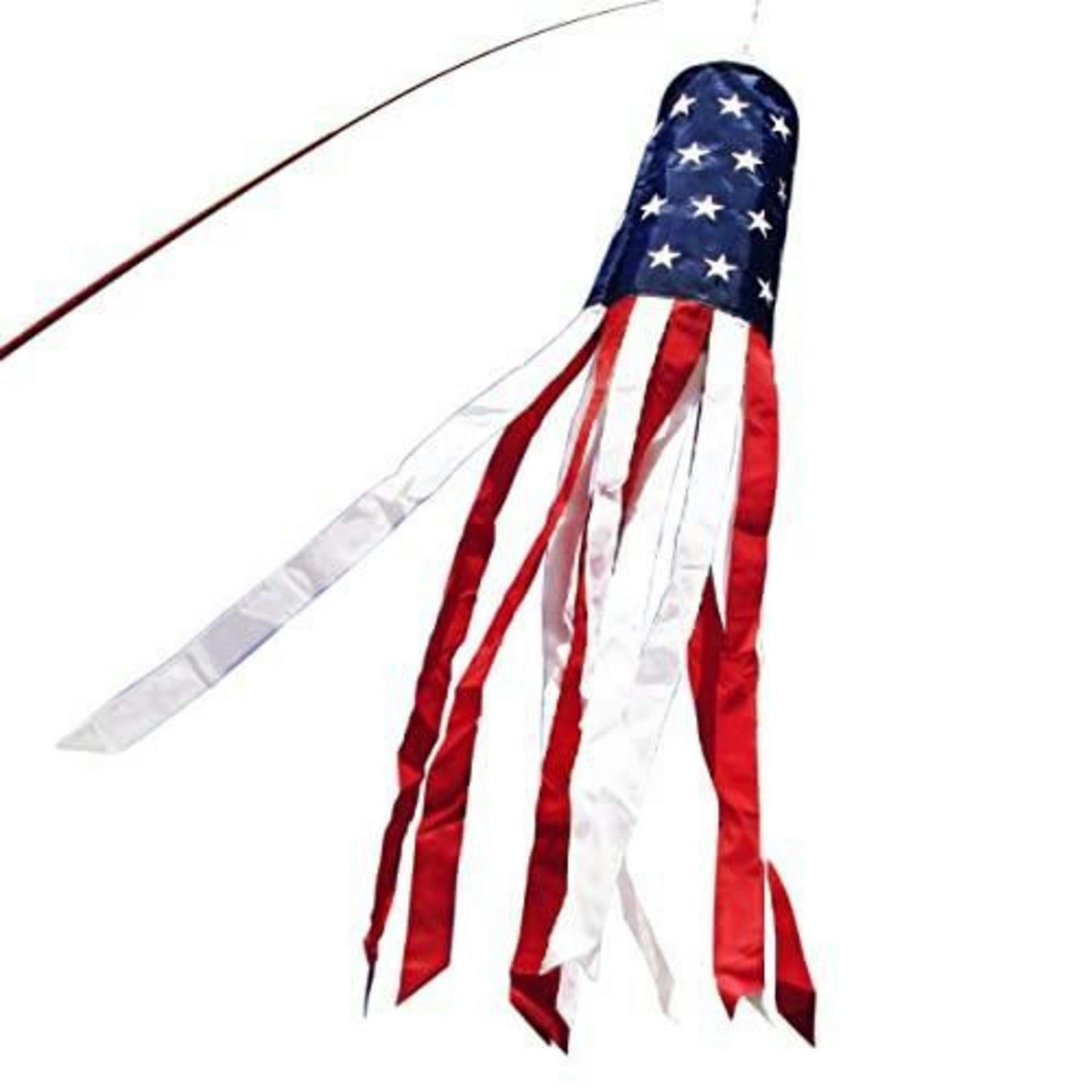 WINDSACK USA-Flagge 102 cm - Multicolor, Textil (101.6/15.2/1cm)