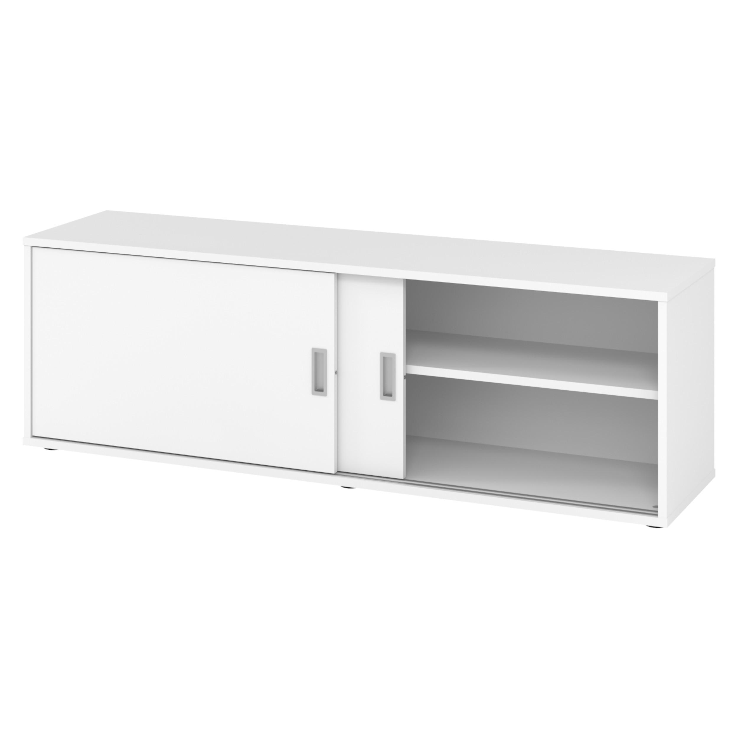 bümö Lowboard Weiß 160x52x40 cm