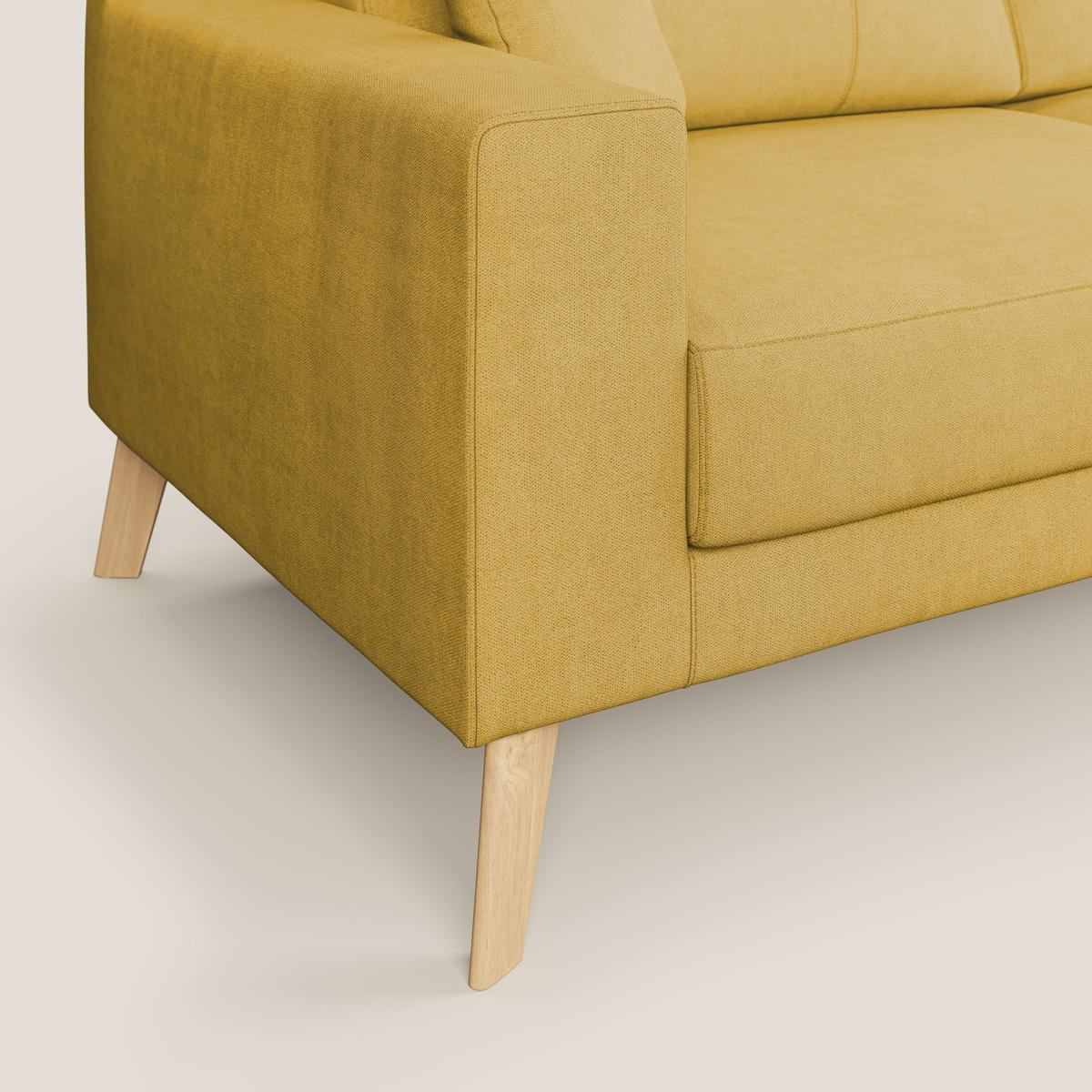 LINEARSOFA Danish - Gelb, Textil (146/95/91cm) - Divani.store