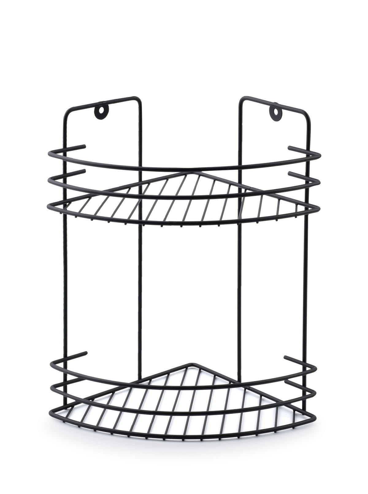 DUSCHREGAL Carl Schwarz 19/19/30 cm Metall - Schwarz, Metall (19/30/19cm) - Mondex