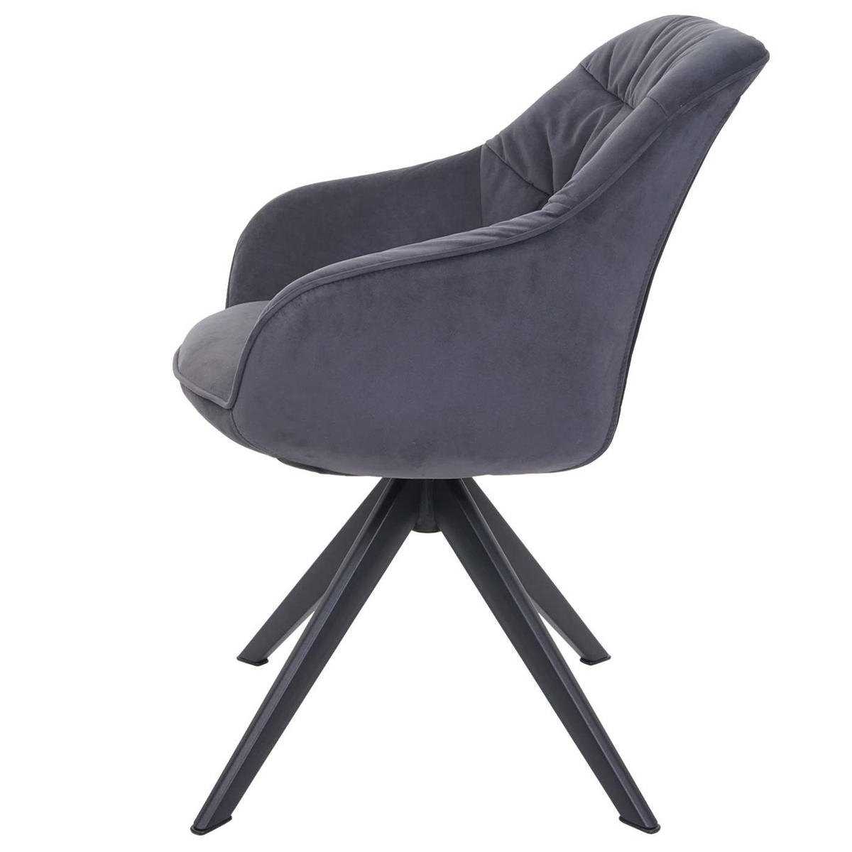 ESSZIMMERSTUHL Grau - Grau, Textil (59/84/52cm) - MCW