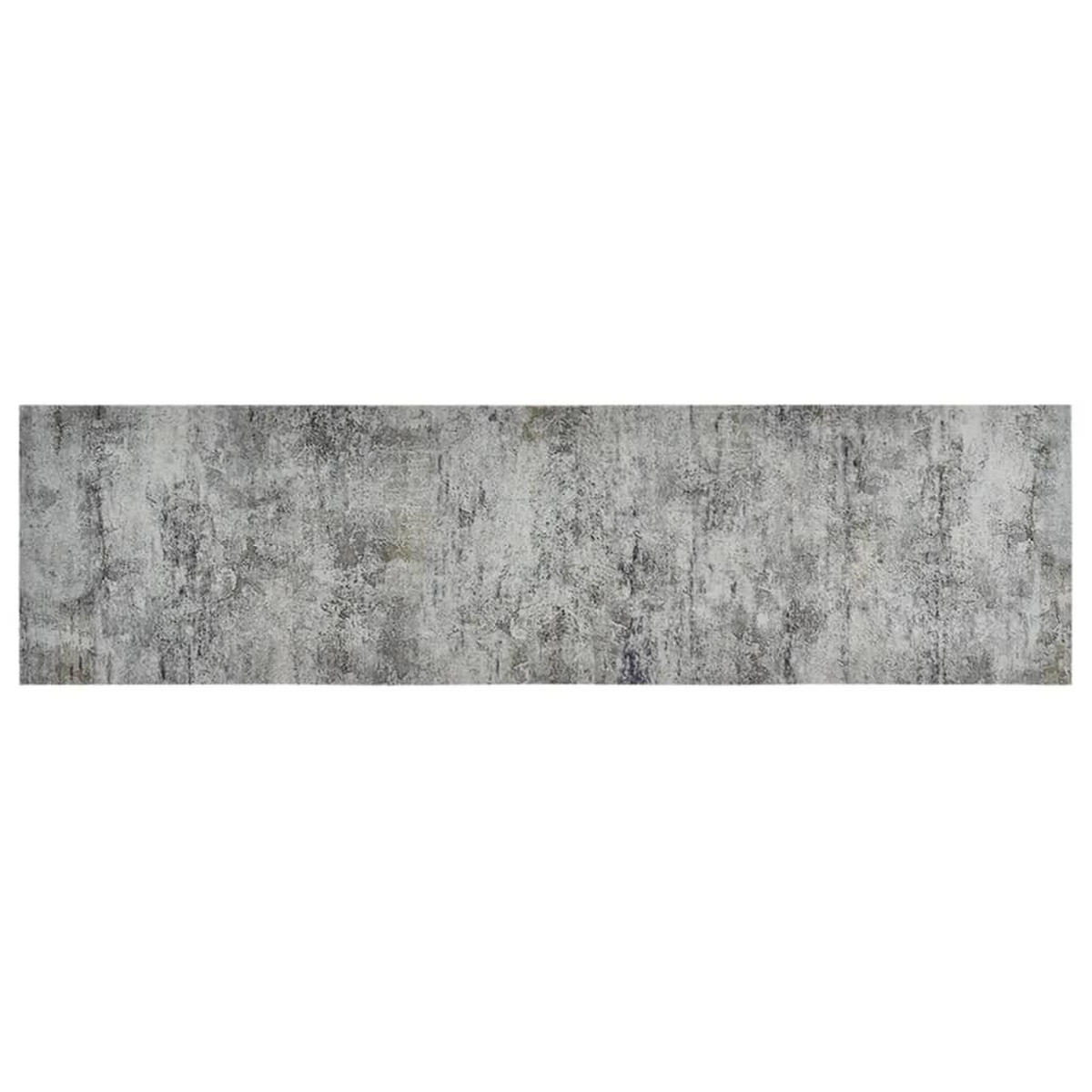 KÜCHENTEPPICH Waschbar Beton 45/150 Cm Samt - Grau, Kunststoff (45/150cm) - vidaXL