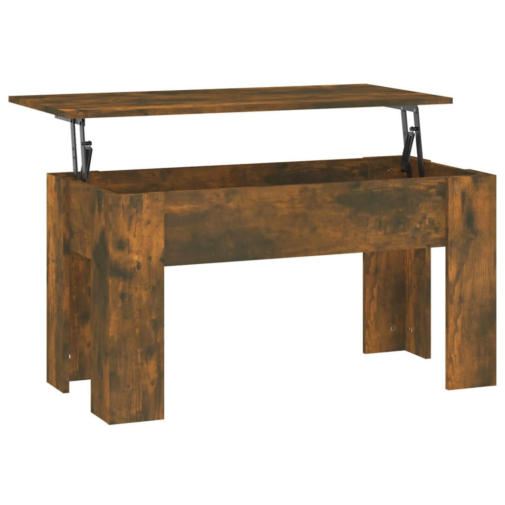 COUCHTISCH Räuchereiche 101x49x52 cm Holzwerkstoff - Braun, Holzwerkstoff (101/49/52cm) - furnicato