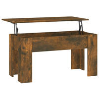 COUCHTISCH Räuchereiche 101x49x52 cm Holzwerkstoff - Braun, Holzwerkstoff (101/49/52cm) - furnicato