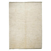 GABBEH-TEPPICH handgeknüpft Beige 240/170 cm Schurwolle - Beige, Textil (170/240cm) - Looma