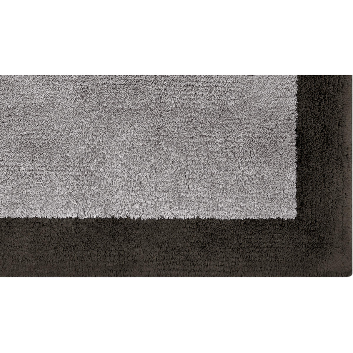 BADTEPPICHE FRAME 1010 METAL/ANTHRAZIT - 77 - Grau, Textil (60/100cm) - Cawö