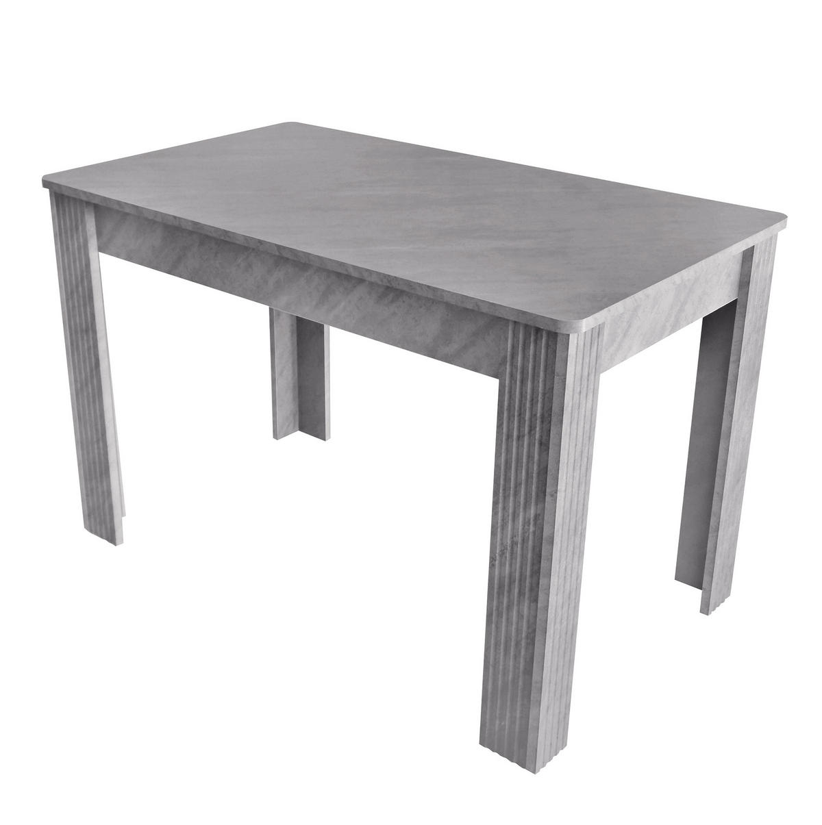 JÍDELNÍ stůl s dekorací dřevěné kresby, stabilní konstrukcí a snadnou údržbou, Šedá - šedá, kompozitní dřevo (116/65/75cm) - Redom