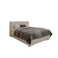 POLSTERBETT Zaira 140x200cm – Elegantes Polsterbett für modernen Wohnstil , ohne matratze, cappuccino - Cappuccino, Holz (100/200cm) - Homesy