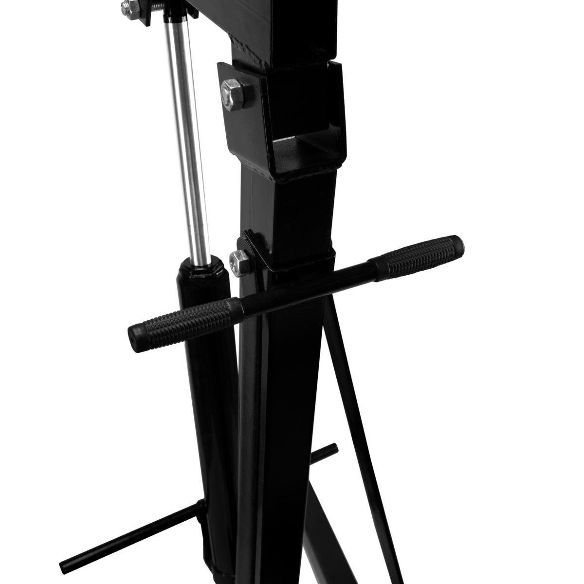 WERKSTATTKRAN MOTORKRAN 1000kg - Schwarz, Metall (150/93/155cm) - Monstershop