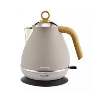 WASSERKOCHER ELEKTRISCH Beige 21/17/25 cm 52927 - Beige, Metall (17/25/21cm) - Klausberg 