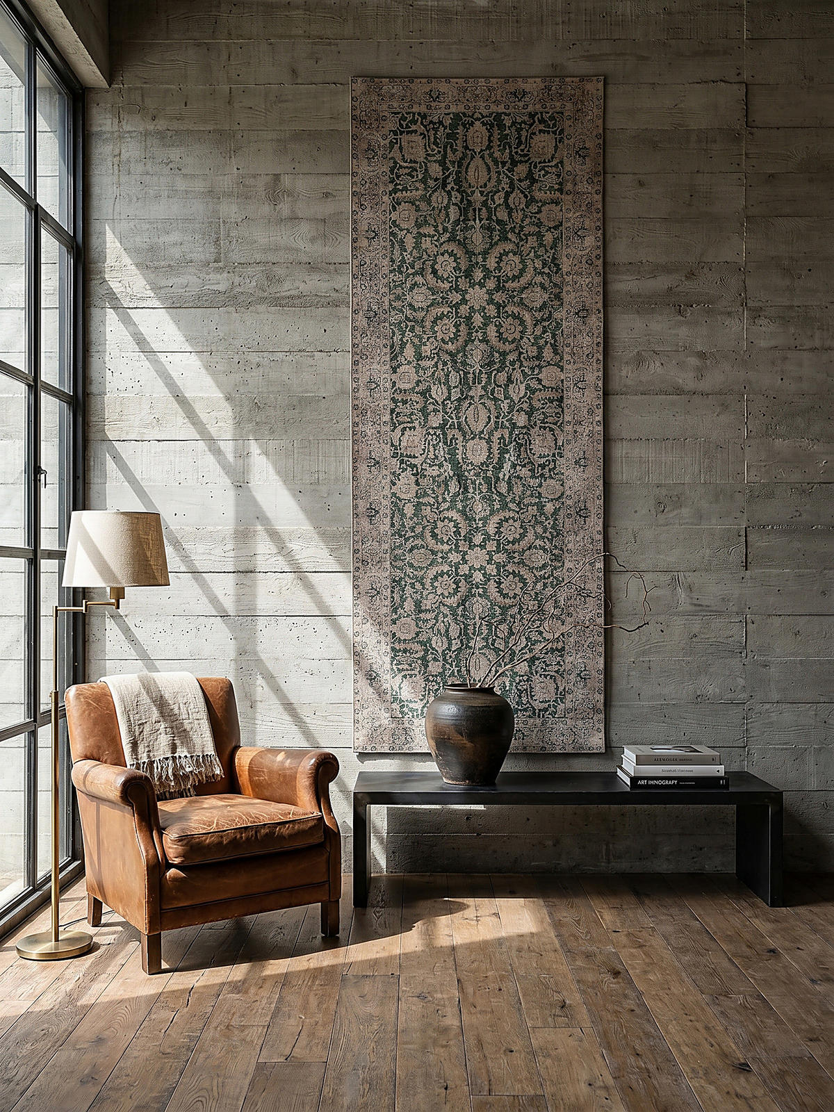 TEPPICH Waschbar HURST, orientalisch, Grün, 60 x 230 cm - Grün, Textil (60/230cm) - KADIMA DESIGN